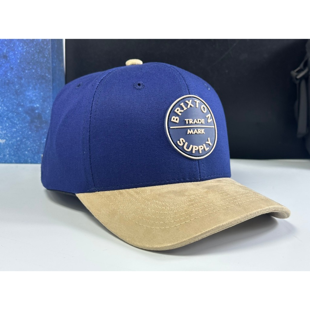 Mũ lưỡi trai, nón kết nam nữ phối da lộn Brixton Supply thời trang phong cách, M227