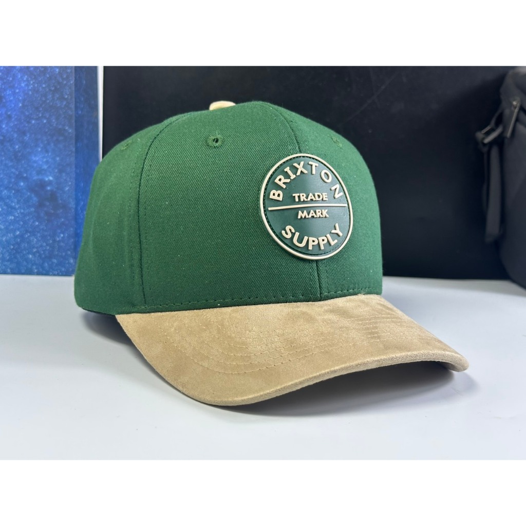 Mũ lưỡi trai, nón kết nam nữ phối da lộn Brixton Supply thời trang phong cách, M227