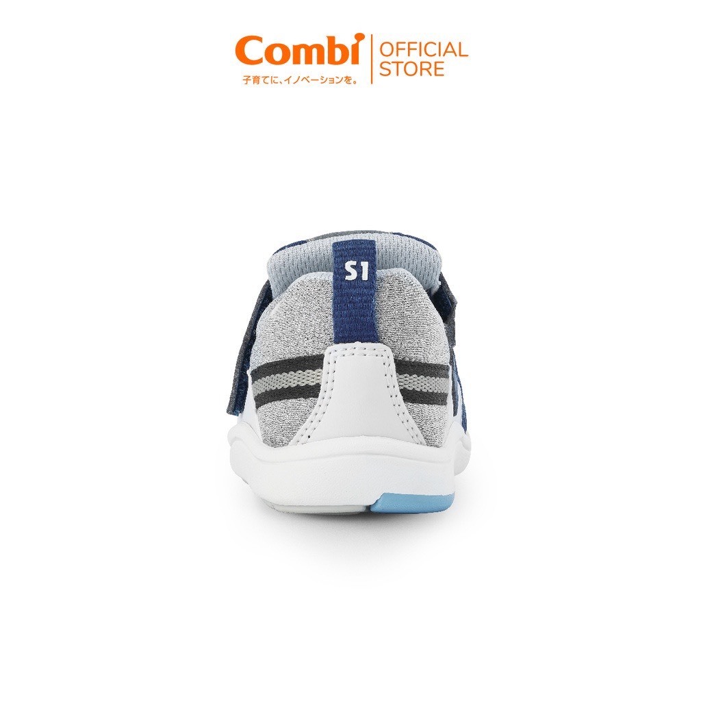 Combi Giày Combi S-Go đế định hình C2103 màu đen/hồng Pastel/xanh Coban