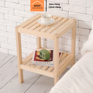 Kệ tab NTHT để đầu giường gỗ thông tự nhiên