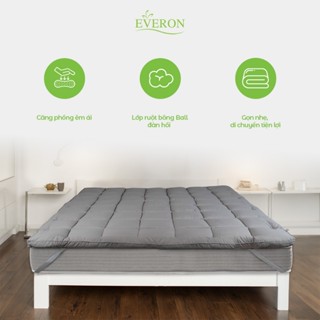 [EVERON] Topper mềm chần bông êm ái, dễ sử giặt, đai chun bốn góc