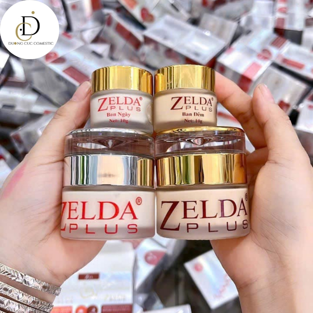 Combo Kem Face Zelda Plus Dưỡng Trắng Da Ngừa Nám Ngày Đêm