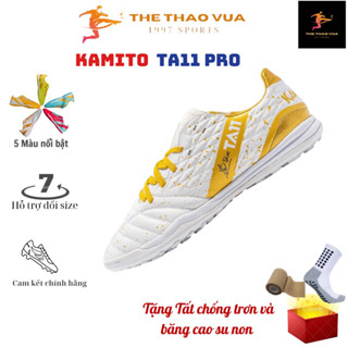 Giày bóng đá sân cỏ nhân tạo Tuấn anh TA11 TF PRO lưỡi gà liền, hàng chính hãng