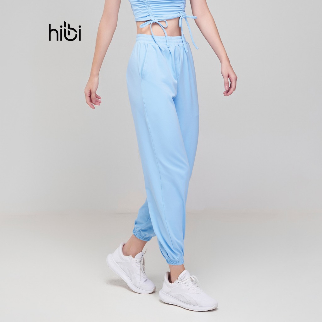 Quần Jogger Tập Yoga Gym Hibi Sports QD318, Kiểu Jogger Có Dây Rút Trong, Có Túi 2 Bên