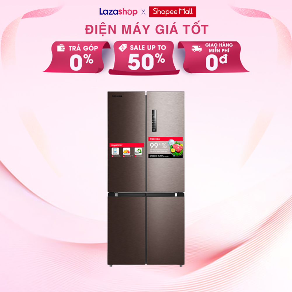 Tủ lạnh Toshiba Inverter 511 lít Multi Door GR-RF610WE-PMV(37)-SG - Hàng chính hãng