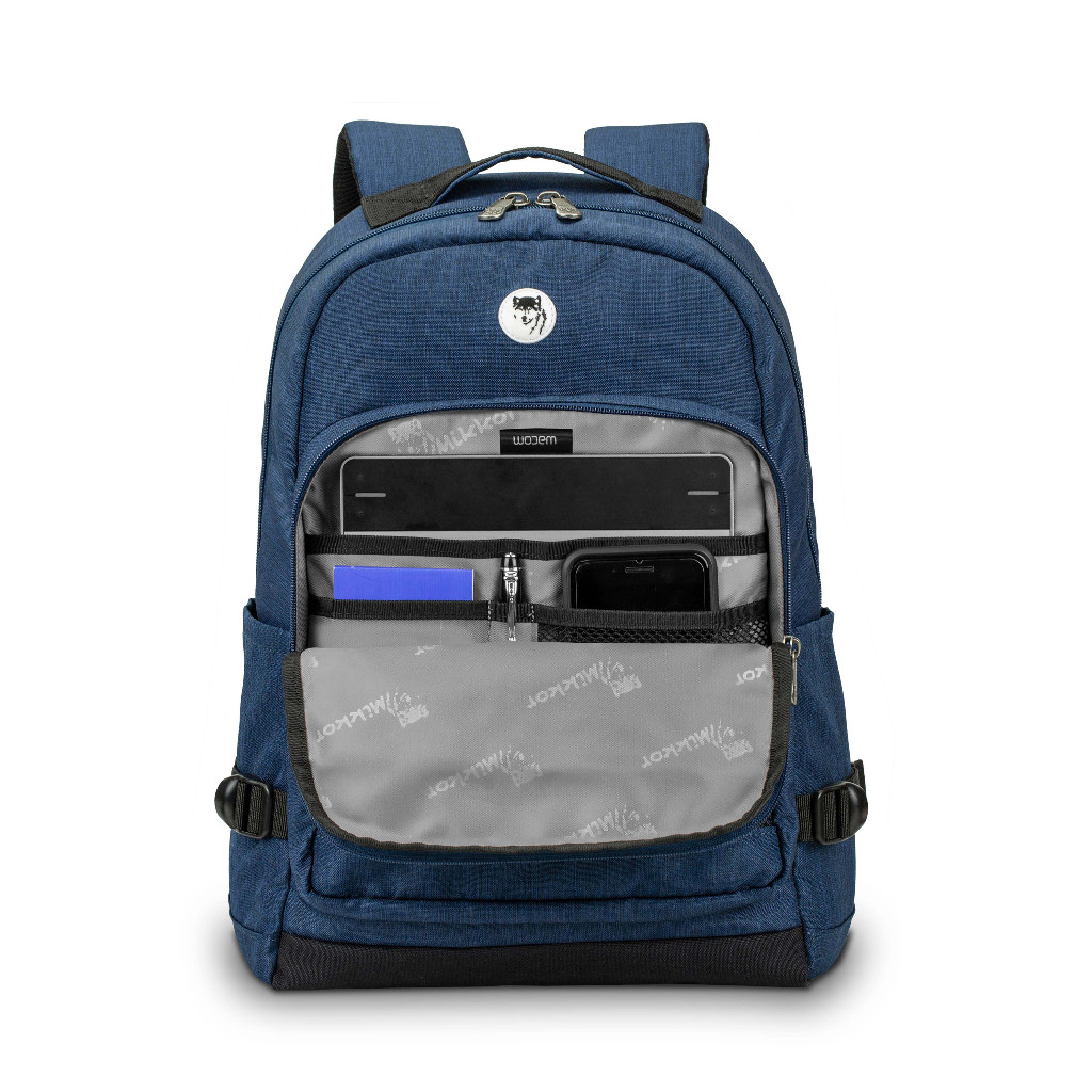 Ba lô thời trang Mikkor The Eli - Xanh navy