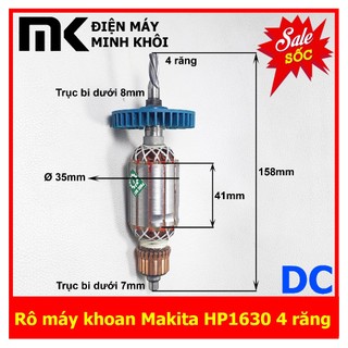 Rô máy khoan makita hp1630 4 răng