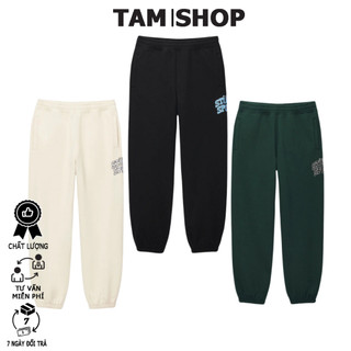 Quần  Jogger Dài In Stu8sy Ống Bo Phong Cách Ulzzang Hàn Quốc chất nỉ mặc 4 mùa - TâmShop