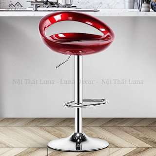 Ghế quầy bar, ghế trang điểm, ghế makeup cao cấp tăng chỉnh độ cao hàng nội địa cao cấp nội thất luna