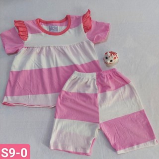 Đồ bộ thun cotton% mặc nhà dễ thương mát mẻ cho bé gái