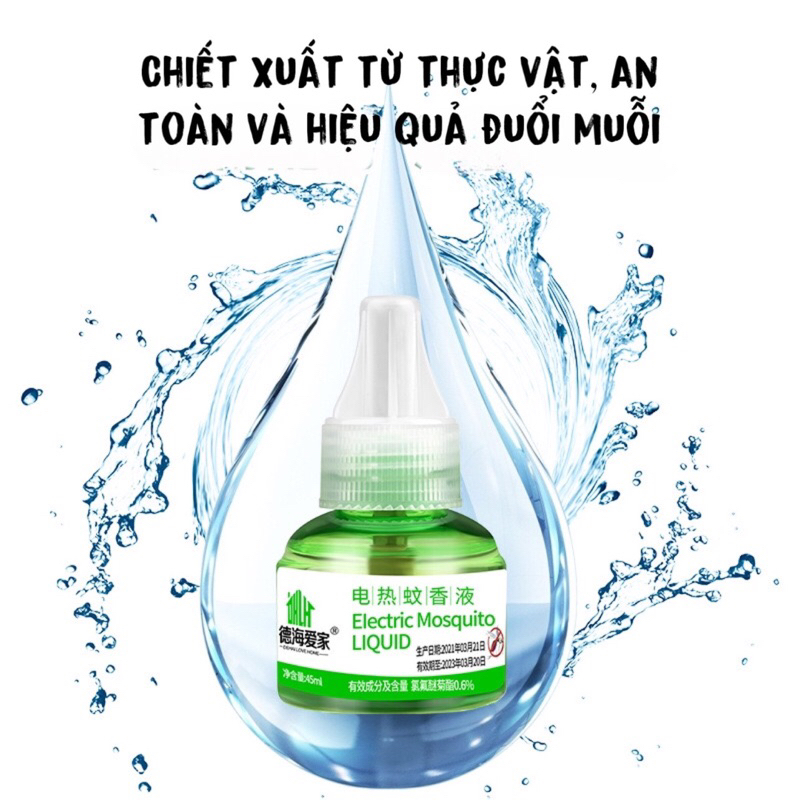 Tinh dầu đuổi muỗi Mosquito hàng nội địa, Chiết xuất từ thực vật