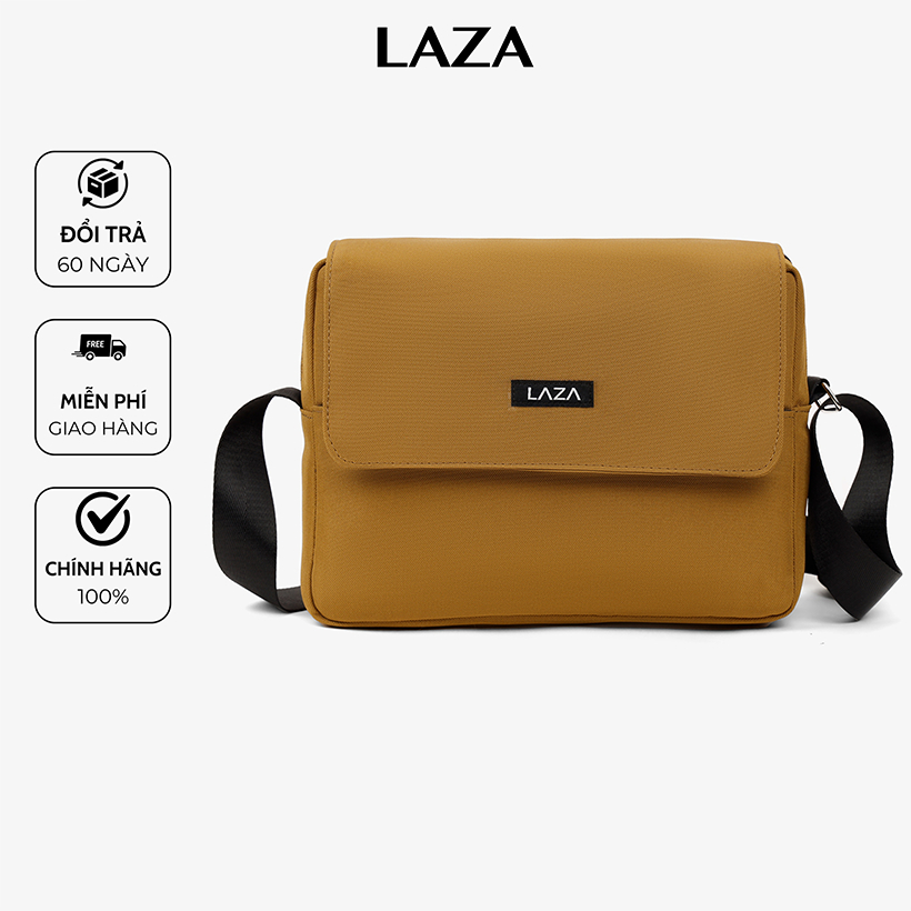 LAZA - Túi đeo chéo nam nữ Zella Bag 590 - Chất liệu canvas trượt nước cao cấp - Thương hiệu LAZA