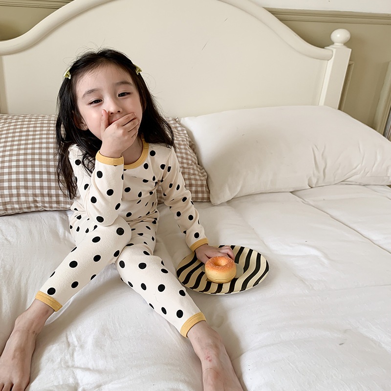 Bộ ngủ Ambb Kid dài tay thu đông cho bé gái/ bé trai DMINT - Quần áo thu đông mẫu mới