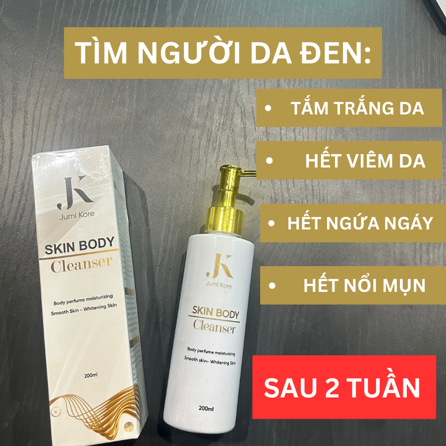Da trắng mịn căng bóng nhờ sữa tắm trắng Skin Body chính hãng