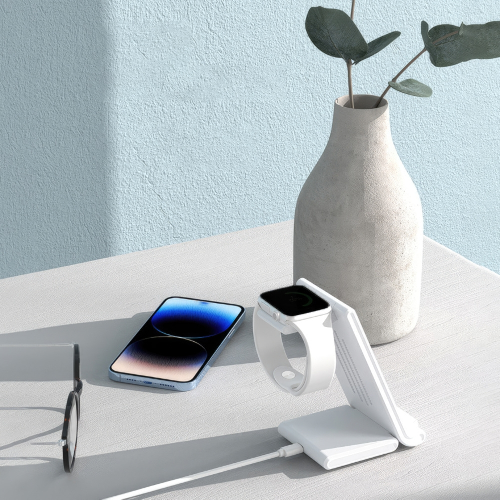 ĐẾ SẠC NHANH KHÔNG DÂY 3 IN 1 DUZZONA W10-A