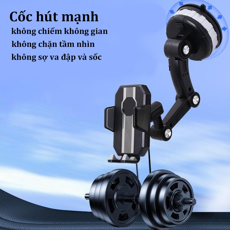 Giá Đỡ Điện Thoại Trên Ô Tô Xoay 360 Độ Cấp Đa Năng Kẹp Hít Kính Chân Không Siêu Dính gắn cửa gió điều hòa | BigBuy360 - bigbuy360.vn