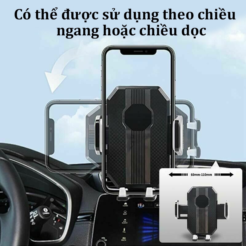 Giá Đỡ Điện Thoại Trên Ô Tô Xoay 360 Độ Cấp Đa Năng Kẹp Hít Kính Chân Không Siêu Dính gắn cửa gió điều hòa | BigBuy360 - bigbuy360.vn