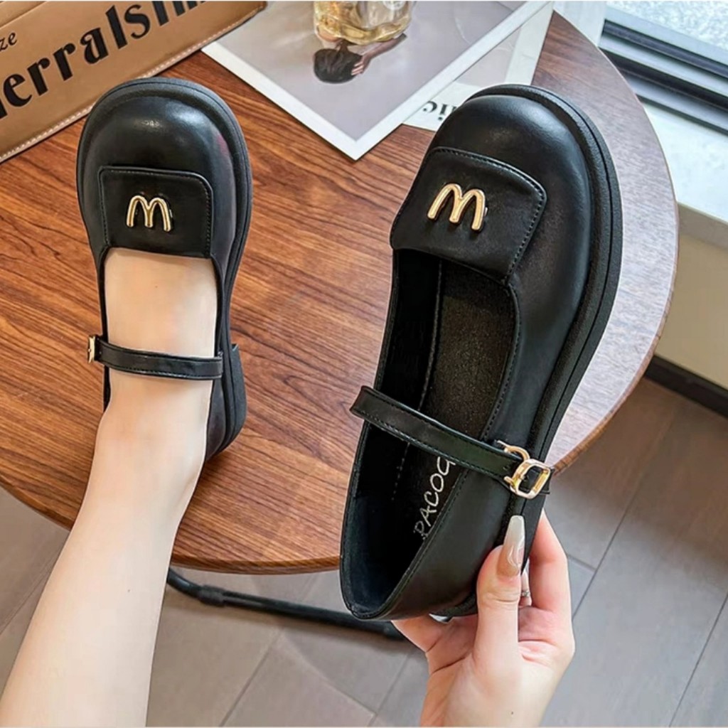 Giày Mary Jane lolita cao cấp da mềm PD-M017 - Giày tiểu thư xinh xắn
