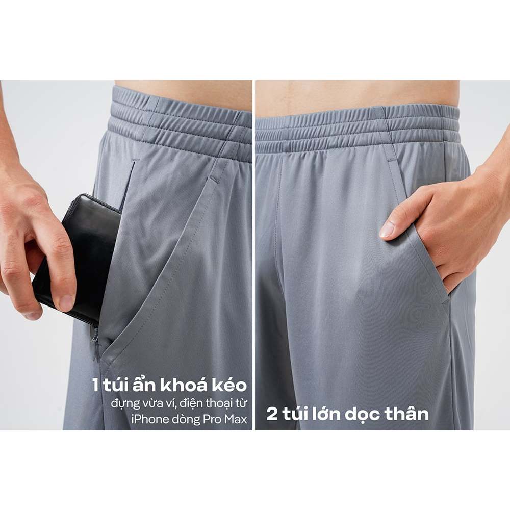 Quần đùi nam Shorts thể thao Active logo dễ dàng vận động - Thương hiệu Coolmate