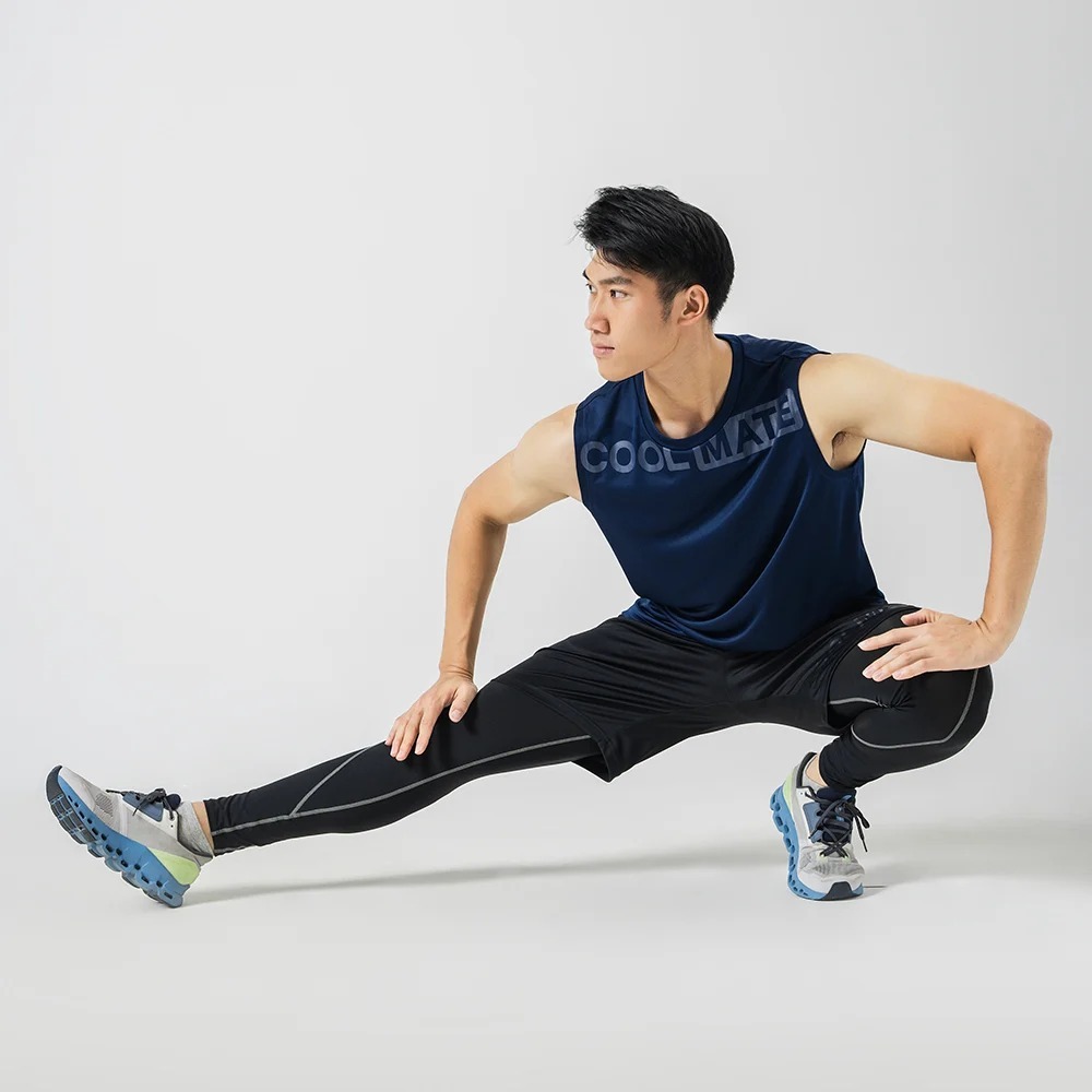 Quần đùi nam Shorts thể thao Active logo dễ dàng vận động - Thương hiệu Coolmate
