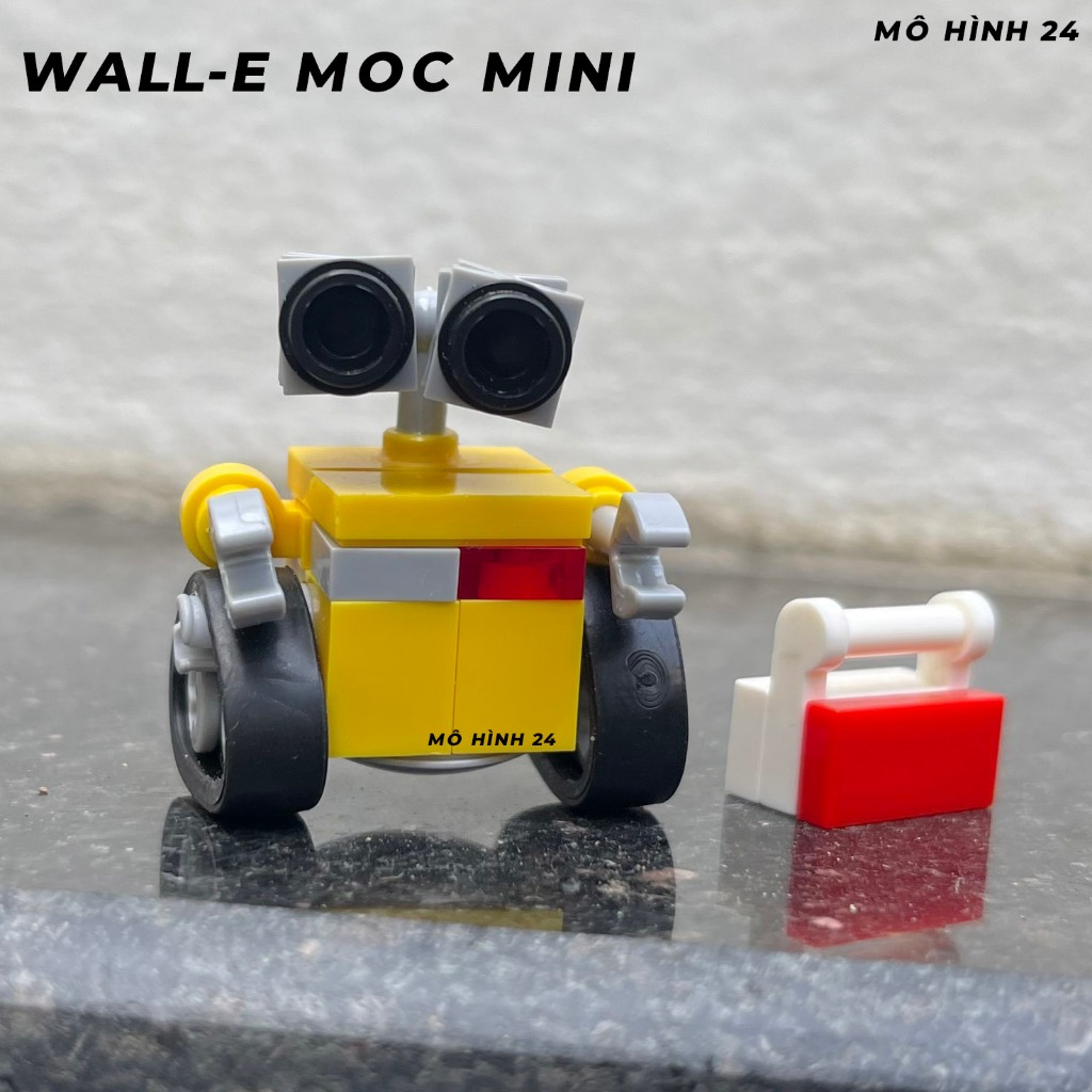 Đồ chơi lắp ráp xếp hình Wall-E MOC MINI WALL e người máy robot biết yêu disney tự chế custom figure