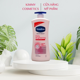 01 Chai Vaseline Healthy Bright daily Brightening Mẫu mới nội địa Mỹ 725ml
