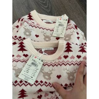 Áo len reserved hoạ tiết noel cho bé