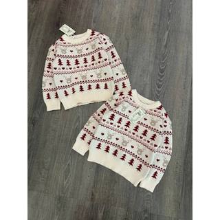 Áo len reserved hoạ tiết noel cho bé