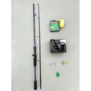 Combo Cần Lure Crocodile Máy Ngang Cemreo Tay Trái
