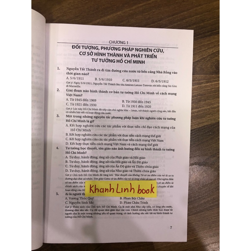 Sách - Ôn tập môn tư tưởng Hồ Chí Minh