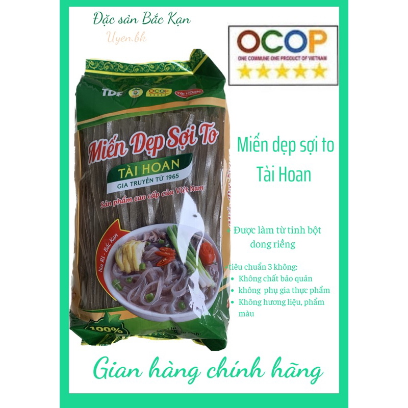 miến dẹp sợi to Tài Hoan 500gr