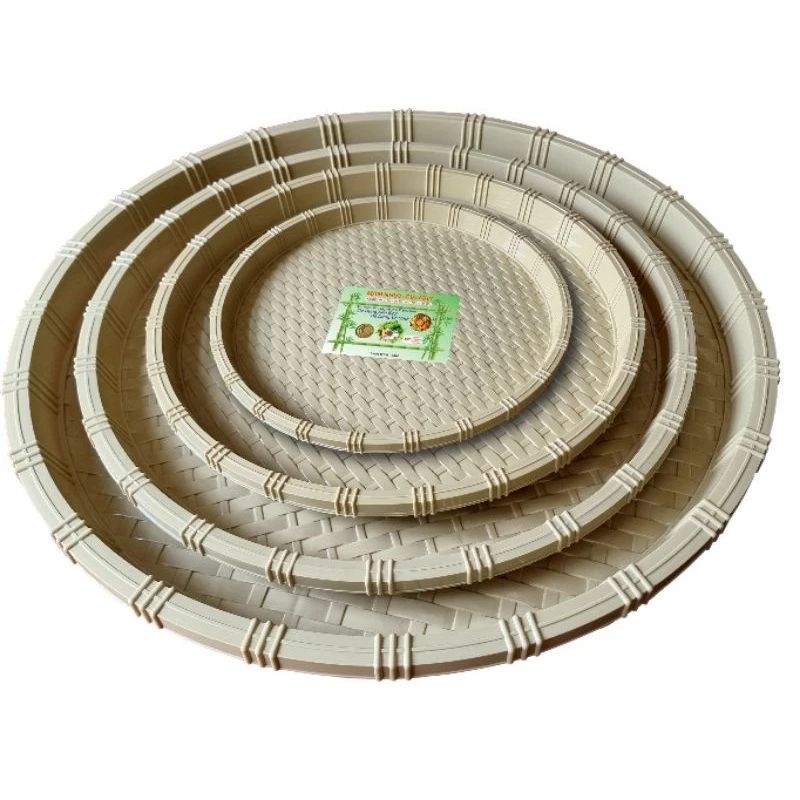 Mẹt Nhựa To 42-52CM Giả Mây Tre. Mẹt Bún Đậu, Mẹt Nhà Hàng To Bằng Nhựa Đẹp......