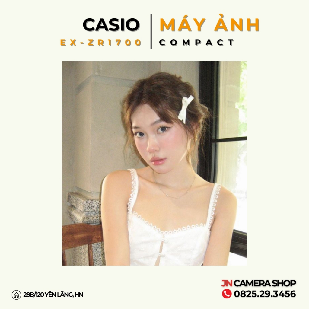 Máy ảnh Casio EXILIM EX-ZR1700 Wifi fillter làm mịn da