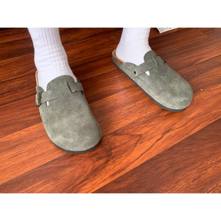 dép mule da lộn