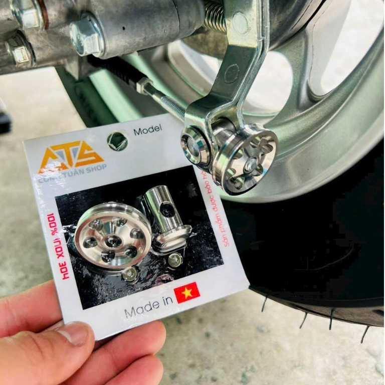 Bộ Núm Chốt Salaya Inox CTS Gắn Càng Thắng Nhiều Dòng Xe Máy Chuẩn Inox304 Siêu Bóng
