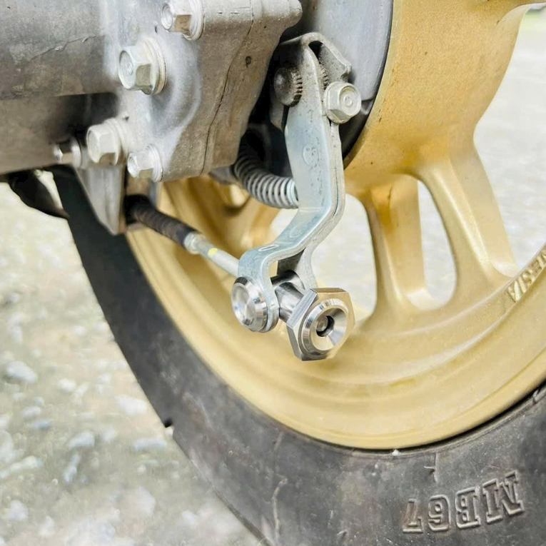 Bộ Núm Chốt Salaya Inox CTS Gắn Càng Thắng Nhiều Dòng Xe Máy Chuẩn Inox304 Siêu Bóng