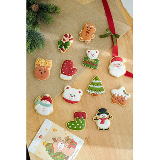 Bánh quy icing chủ đề Noel