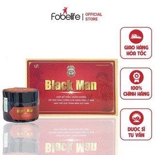 Viên uống tăng cường sinh lý nam bổ thận tráng dương black man | hộp 2 lọ x 30 viên sb startup