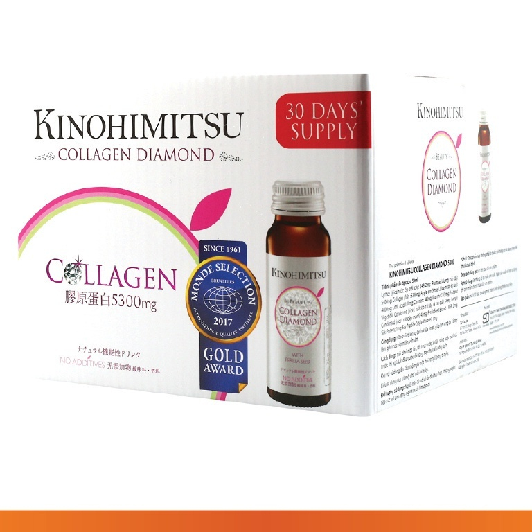 Nước Uống Đẹp Da Collagen KINOHIMITSU J'Pan Collagen Diamond 5300  Khoaitayshop