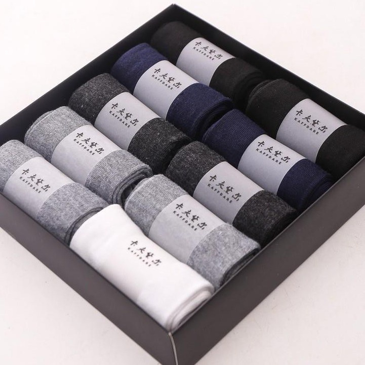 Hộp 10 đôi tất nam siêu chống thối Nhật TATNAM01