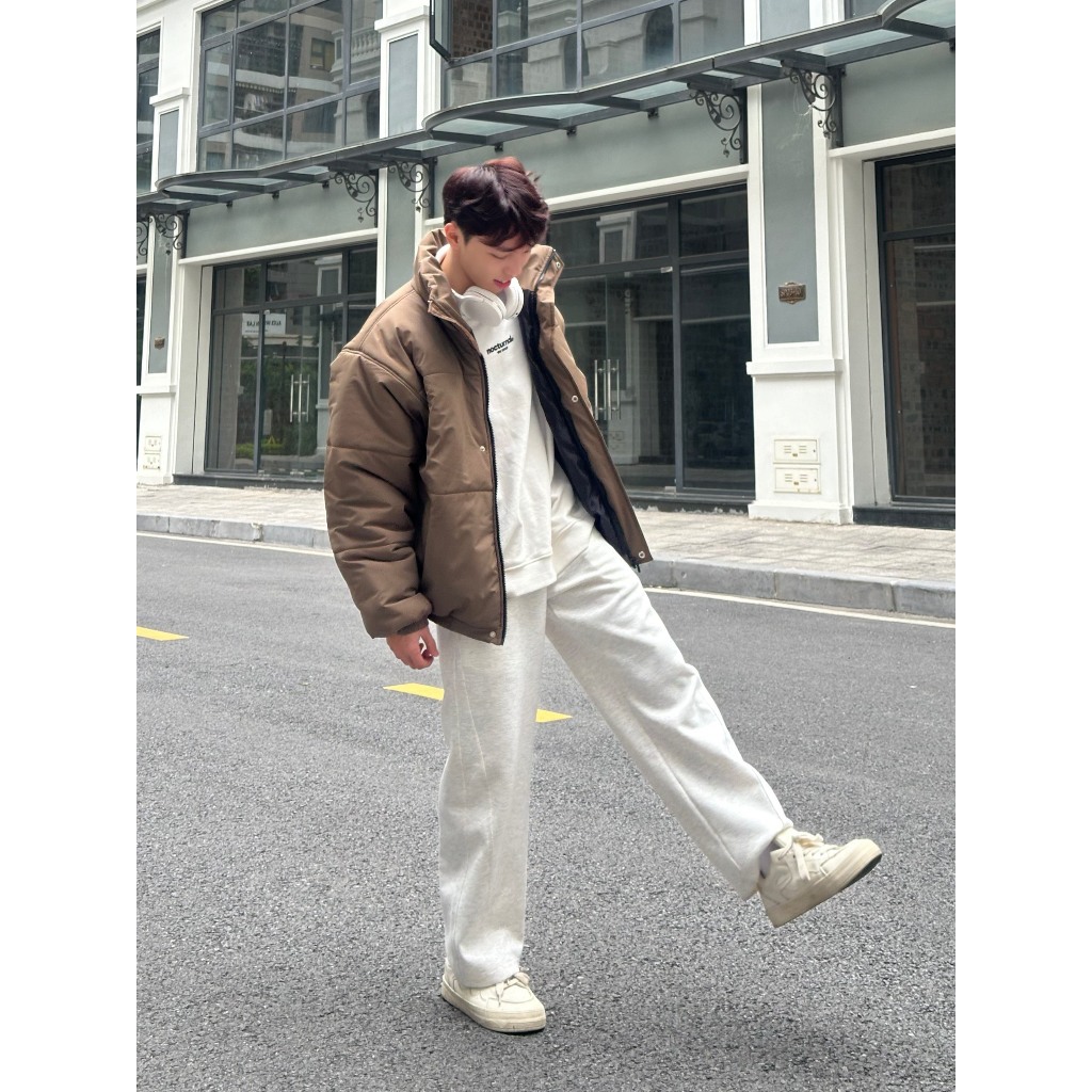 Áo Khoác Phao Aresstudio Unisex Chần Bông