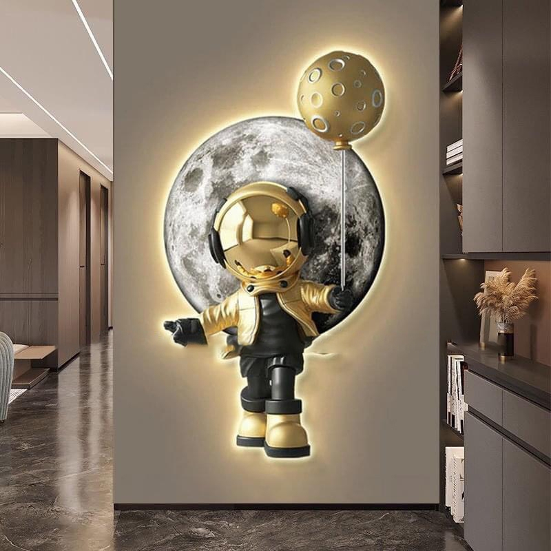 Tranh Treo Tường Tráng Gương 3D Gấu KAWS/ BEARBRICK Treo Phòng Khách/ Phòng Ngủ/ Game Gaming/ làm Quà Tặng