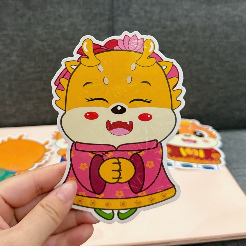 Bao lì xì chibi Rồng Phản Quang Mẫu Mới