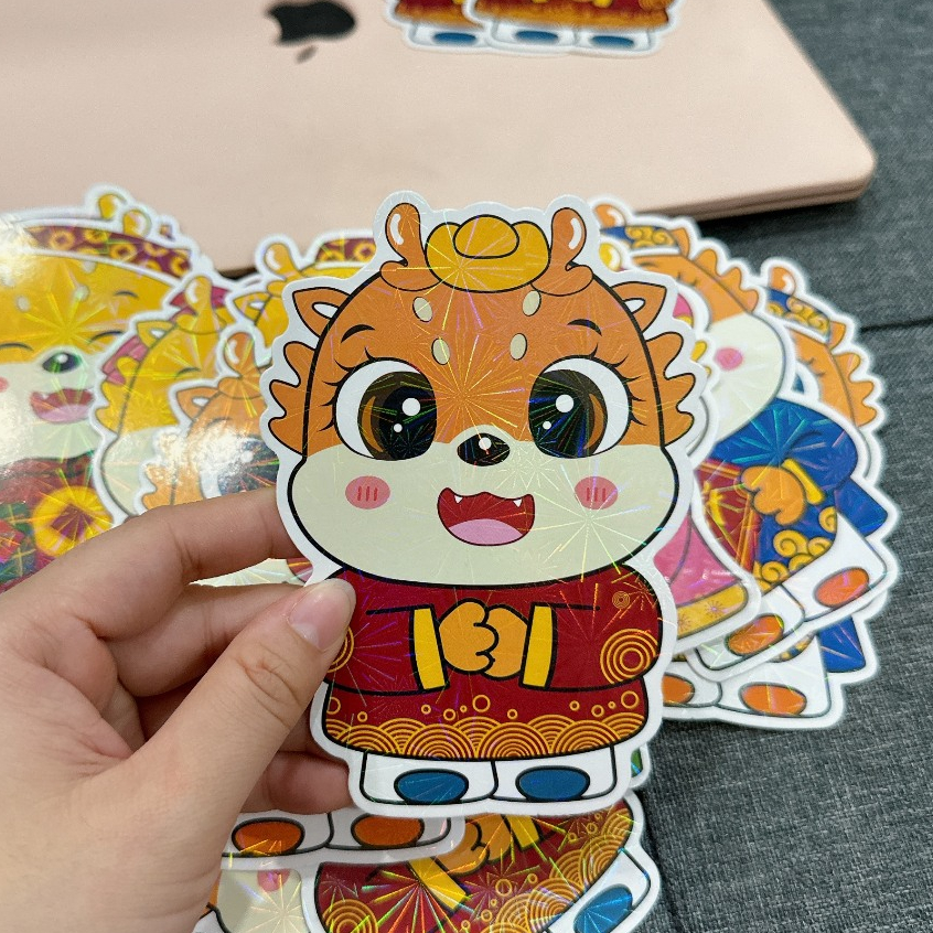 Bao lì xì chibi Rồng Phản Quang Mẫu Mới
