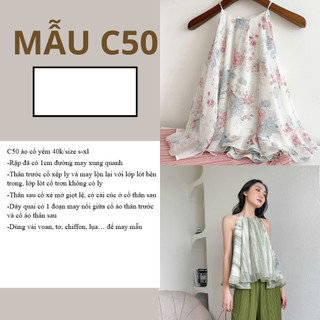 RẬP GIẤY A0 ÁO CỔ YẾM C50 (KHÔNG CẮT SẴN)