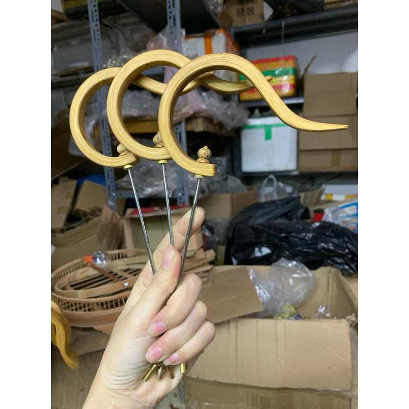 móc tre liền khối tre già