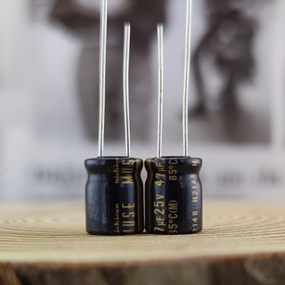 Tụ điện 47uF 25V Nichicon KZ Muse 10*12.5mm(Japan)