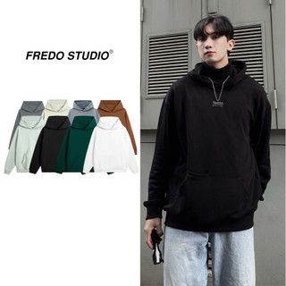 Áo Hoodie Trơn Nam Nữ Premium FREDO Local Brand Unisex 100% Cotton 400GSM