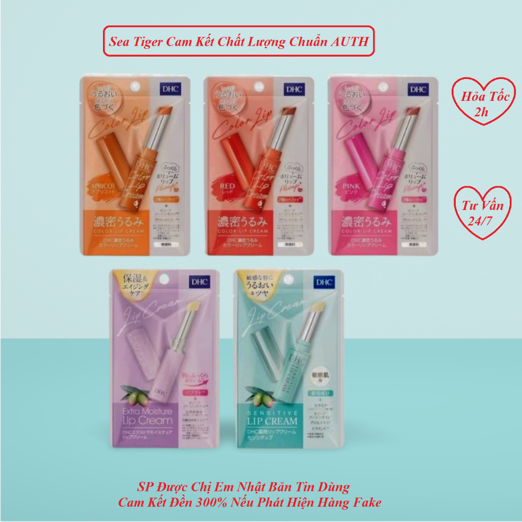 Son Dưỡng Môi Color Lip Cream Giúp Đôi Môi Mềm Mịn, Căng Bóng Thỏi 1,5g