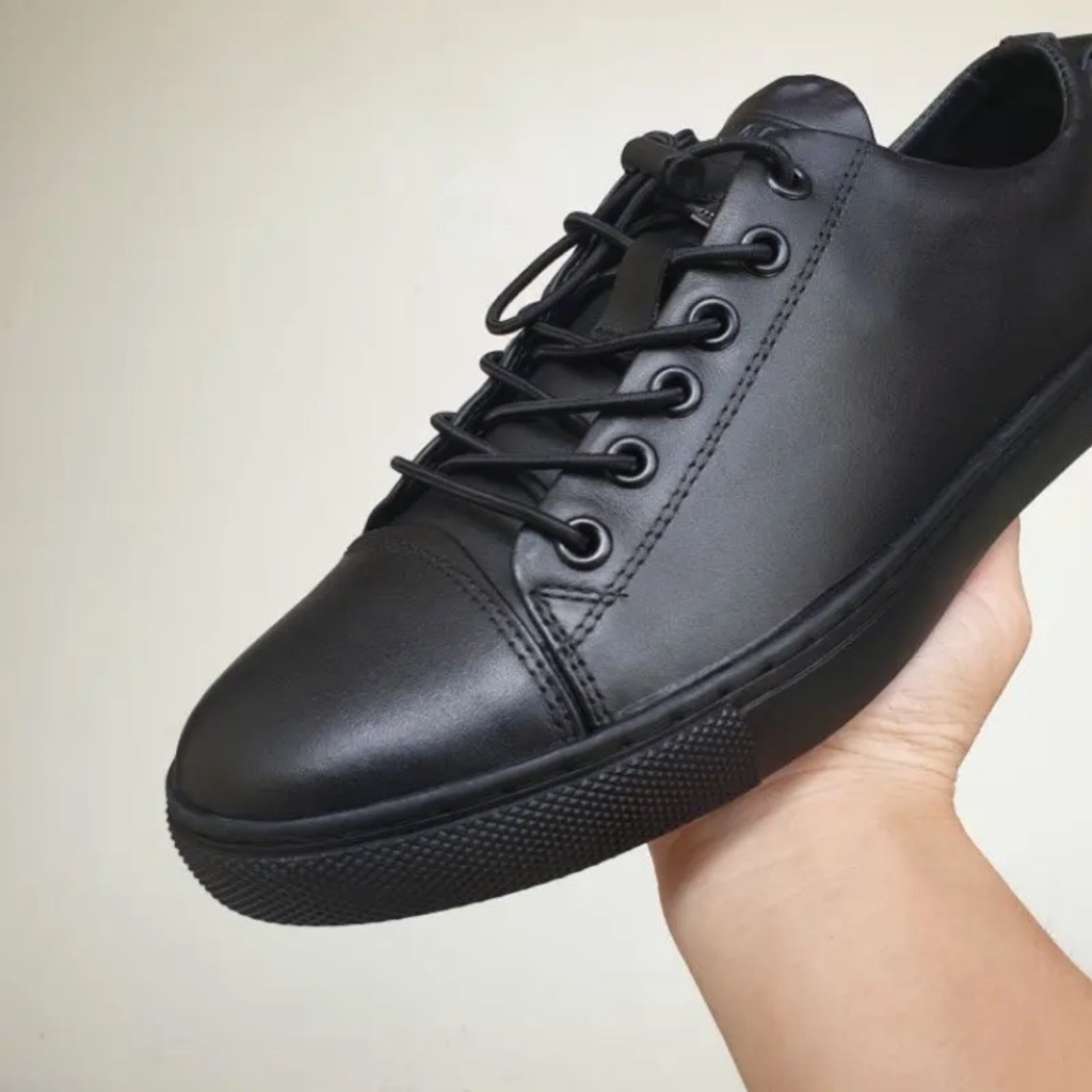 Giày thể thao nam da bò đế cao su đúc khâu chắc chắn bảo hành 1 năm HQ068